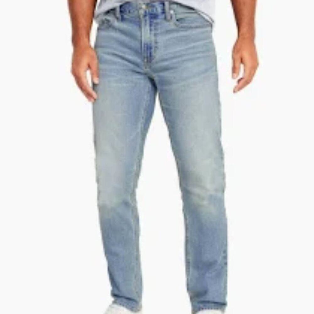 INC MENS NEW SLIM STRAIGHT COMFORT FIT JEANS SIZE 38/34